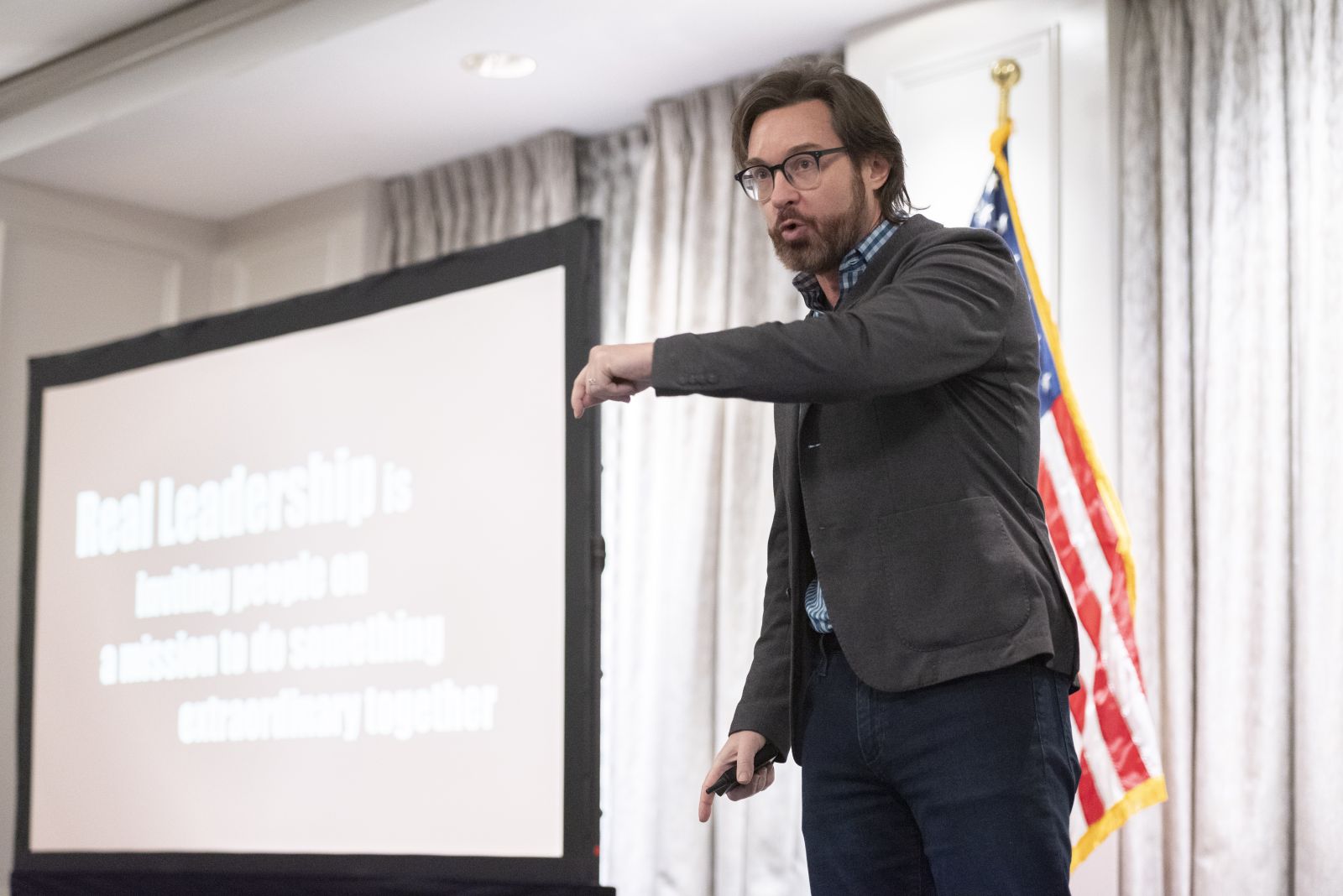 Brett Culp speaking at PMI25