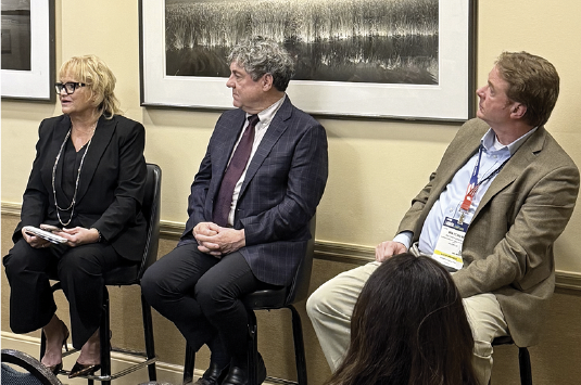 Jerry Desmond, Stephanie Salmon and Matthew Windrum