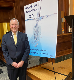 Kerry Stackpole at launch of EPA’s Water Reuse Action Plan 2.0